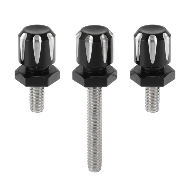 Tornillos para Parabrisas Unique Bargains para Harley Davidson Touring Street Glide Street Glide Specials 2014-2024 1 Tornillo Largo 2 Tornillos Cortos Aleación de Aluminio Negro