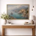 thumbnail image 3 of Framed Canvas Wall Art Vintage European Landscape Print for Living Room Decoration - 24"x36" NATURAL, 3 of 8