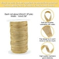 thumbnail image 5 of 1Set 21.87 Yards 10mm Width Gold Elastic Band Glitter Metallic Flat Elastic Strap Elastic Band Elastic Stretch Ribbon for Sewing and Crafting, 5 of 6