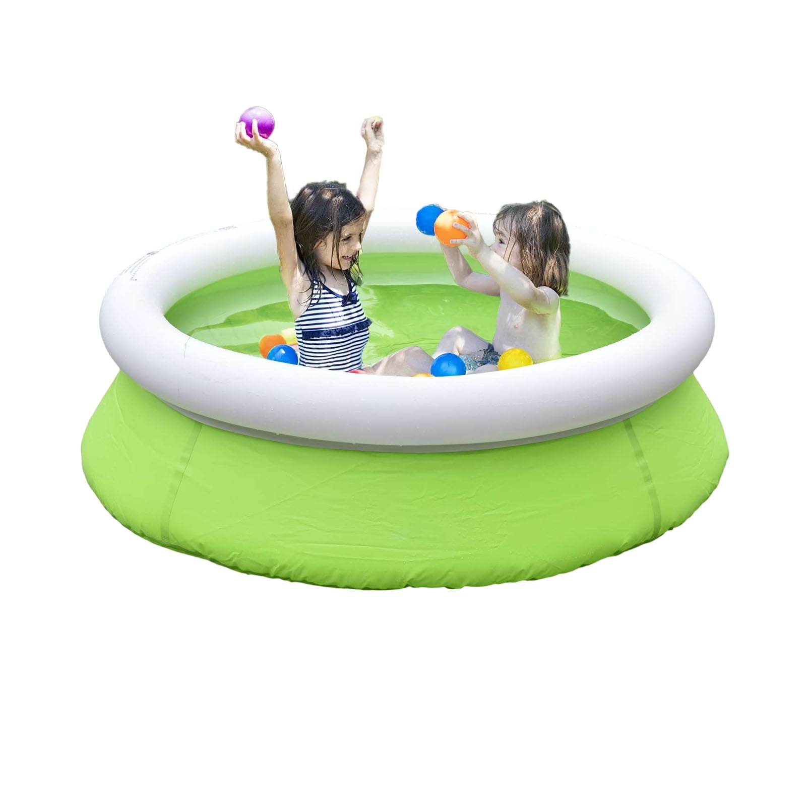 Inflatable Above Ground Pool Kiddie Top Ring Paddling Pools Walmart