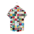 thumbnail image 3 of Short Sleeve Shirt 80s90s Hawaiian Shirt Charming Funny Animation Paint Funny Outfits for Friends for Party, 3 of 13