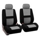 thumbnail image 3 of Juego completo de 2 fundas universales para asientos de coche, ligeras y transpirables, con interior dividido (beige), 3 of 6