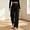 Black, variant on YHAJDS Womens Workout Gym Yoga Pant Solid Color Long Sports Trousers Built With Pockets Casual Pants