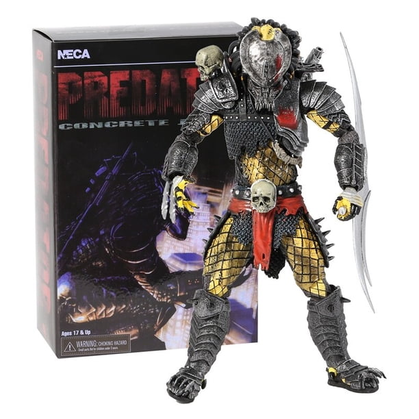 Figura de acción NECA Collector, Predator, Concrete Jungle, escala de 7 pulgadasCaja de la jungla de cemento zhangmengya unisex