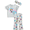 Platinum Silver Heather, variant on Toy Story Jessie Baby Girls Ruffle Graphic Top and Flare Leggings with Bow Headband Set, 3-Piece, Sizes 0/3M-24M