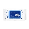 thumbnail image 5 of Soft Wet Wipes for Sensitive Skin, 15×20 cm, 80 Count, 50 gsm Pearl Textured, 30% Viscose + 70% Polyester Non-Woven Wipes for Baby Care, Household Cleaning & Travel Use, 5 of 6