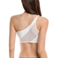thumbnail image 2 of Norma Kamali womens  Snake Mesh Bikini Top, xs, White, 2 of 3