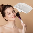 thumbnail image 5 of Unique Bargains 1Pc Square Makeup Sponge Brush Cleaner for Quickly Cleaning Beige, 5 of 5