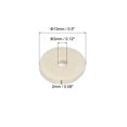 thumbnail image 2 of Uxcell Guitar Strap Button Felt Washer Lock Strap Block Guitar White Gasket, for Guitar Strap Button, Pack of 10, 2 of 6