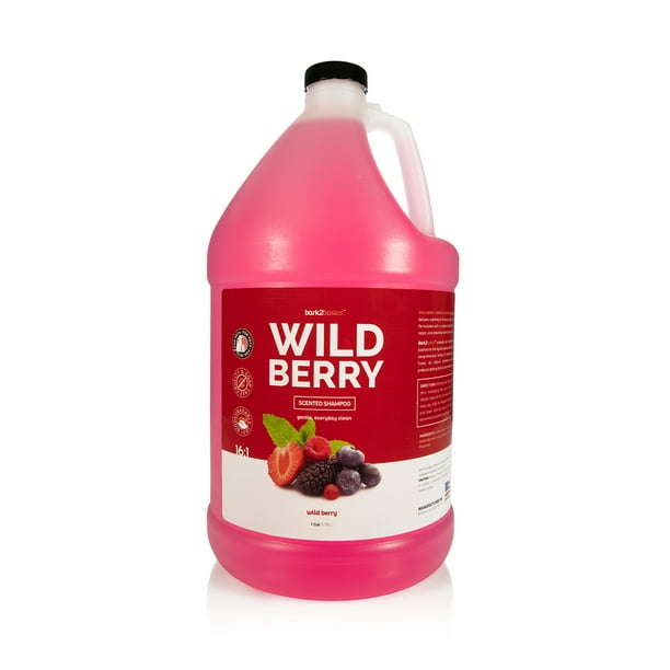 Bark2Basics Wild Berry Dog Shampoo, Gallon