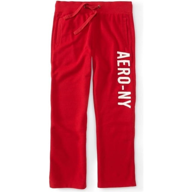 Pantalones deportivos Aeropostale Aero-ny Classic Fit para hombre color rojo extragrande