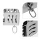 thumbnail image 3 of 12 tapas para rieles de techo, topes para barras de cortina, para montaje en pared o techo, para divisores de ambientes y cortinas de ventana., 3 of 7