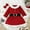 Red, variant on SuTry Girls Christmas Party Dress Long Sleeve Round Neck Solid Color with Bow Belt and Hairband Set Fall Winter Plush Funny Christmas Clothing for Kids 1-6 Years(Red#2,4 Years)