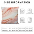 thumbnail image 5 of SHANXI Throw Pillow Covers Texture Pink Print Cushion Cover Soft Pillow Cases for Home Sofa Bed Chair Car Office Decorative 22x22in, 5 of 5
