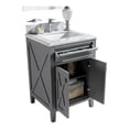 thumbnail image 3 of Laviva Wimbledon 24" Wood Cabinet with VIVA Stone Countertop in Gray/Matte White, 3 of 8