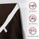 thumbnail image 3 of Blackout Door Curtain - Privacy Thermal Insulated Door Window Curtains Sidelight Curtain Tie up Shade, 3 of 4