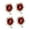 red, variant on 4 Pieces RC Car Hex Hub Wheel Disc Metal Construction for 1/12 Scale Model Truck Off Road Enthusiasts