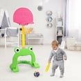 thumbnail image 3 of Costway 3-in-1 Kids Basketball Hoop Set Adjustable Sports Activity Center w/Balls, 3 of 10