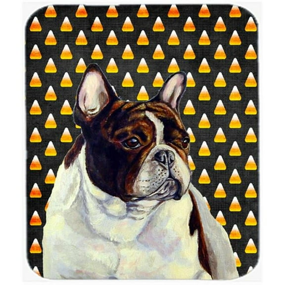 Carolines Treasures  French Bulldog Candy Corn Halloween Portrait Mouse Pad
