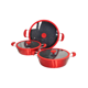thumbnail image 1 of Ollas de cerámica antiadherente AIKCWS6 - ALPHINE CUISINE 6 pz tapa plana, 1 of 7