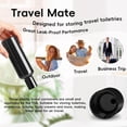 thumbnail image 6 of HYOWUIER10 Pack 3.4 oz Black Travel Bottles for Toiletries TSA Approved Leakproof Travel Size Containers Empty Small Plastic Shampoo Lotion Bottles with Labels, 6 of 14