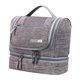 thumbnail image 5 of Bolsa de lavado de tela Oxford Zulema Organizador de artículos de tocador de viaje impermeable Gris, 5 of 8