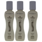 Silk Therapy Shampoo - Travel Size by Biosilk for Unisex - 2.26 oz Shampoo - Pack of 3