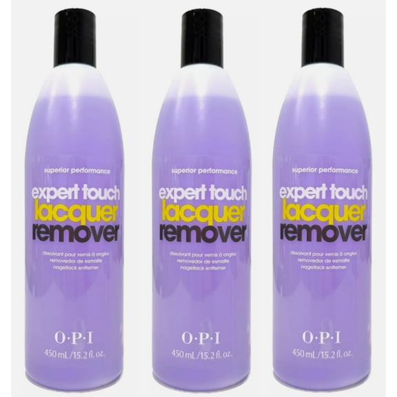 OPI Expert Touch Nail Lacquer Polish Remover 15.2 oz- PACK OF 3