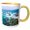 Yellow/White, variant on 3drose, New Zealand, South Island, Nugget Point-au02 Jst0007 - Jay Sturdevant, 11oz Two-tone Yellow Mug