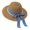 Khaki, variant on Sun Hats for Women, Bow Decor Wide Brim Straw Hat, Stylish Summer Sun Hat, Lightweight Outdoor Headwear for Beach Travel & Spring Outings Beige