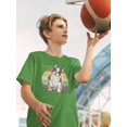 thumbnail image 2 of Retro French Bulldog Sitting T-Shirt Juniors -Image by Shutterstock,  Small, 2 of 4
