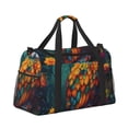thumbnail image 2 of Kdxio Colorful Owl Forest Travel Duffel Bag Gym Bag Weekender Travel Bag Gym Bag for Women &Men Airplane Travel Essentials for Flying, 2 of 7