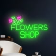 thumbnail image 2 of Handmadetneonsign Flower Shop Led Sign, Flower Neon Sign, Flower Neon Light, Floral Led Light, 2 of 5