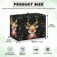 thumbnail image 7 of SEANATIVE Christmas Reindeer Cover for Sewing Machine Xmas Sewing Machine Cover Protective Dust Cover for Sewing Machine with Pockets for Most Standard Sewing Machines, 7 of 7
