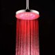 thumbnail image 1 of Cabezal de de Lluvia de 8 "Control de Temperatura Del Luz de tres Resplandecientes 4 colores perfecl Cabeza de ducha de control de temperatura, 1 of 8