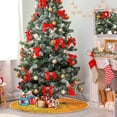thumbnail image 4 of FMSHPON Halloween Spiders Web Xmas Christmas Tree Skirt Stand Mat for Holiday Party Decoration Indoor Outdoor 36 inches, 4 of 6