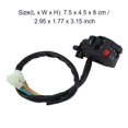 thumbnail image 2 of Kill Start Turning Light Choke Right Switch Assembly Black Repair Parts Motor Accessories Wheeler 110cc-125cc  Quad ATV, 2 of 7