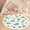 Color 2, variant on Washable Non Slip 3ft Round Rug, Dinosaur baby boy Sweet dino palm Scandinavian cute print Circle Area Rugs with Tassels Carpet for Nursery Bedroom Living Room Playroom Tent Rug