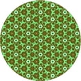 thumbnail image 1 of Ahgly Tapis d'Intérieur Lavable en Machine Carré Transitionnel Brun Bronze Foncé, 3 Pieds Carré, 1 of 7