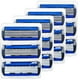 thumbnail image 2 of Práctico Repuesto Maquina Afeitar SmoothBlade6D 4Paqs 4x3Cartuchos 6Hojas Flexible Lubricante Azul/Negro Acero Inoxidabl, 2 of 2