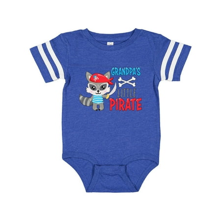 

Inktastic Grandpa s Little Pirate Cute Raccoon with Sword Gift Baby Boy or Baby Girl Bodysuit