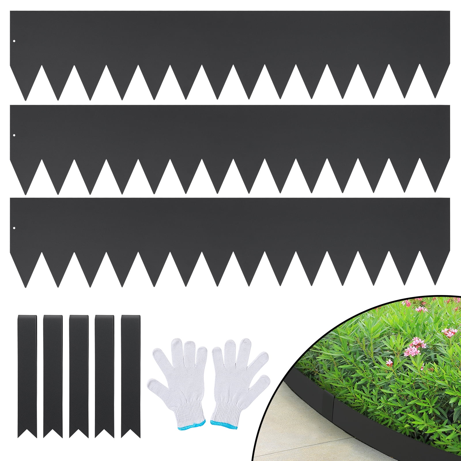 Lasting Beauty® 4' Brown Rubber Curb Landscape Edging Lasting Beauty® 4' Brown Rubber Curb Landscape Edging