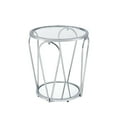 thumbnail image 4 of Furniture of America Miffa Contemporary Metal 1-Shelf End Table, 4 of 5