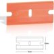 thumbnail image 4 of Plastic Razor Blade Scrapers With Contoured Grip - Ideal For Auto - 100 Pcs Refillable Double Edge Blades, 4 of 4