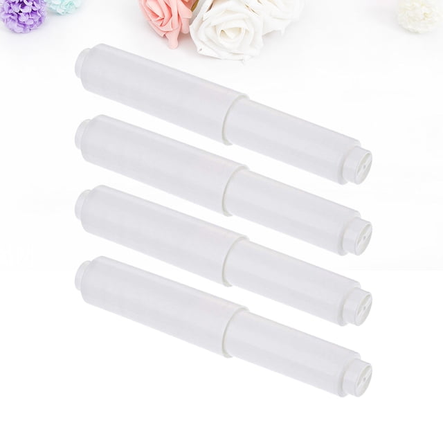 OULII 4 Pcs Porte-Papier Toilette Remplacement Rouleau ABS pour Maison Salle de Bain