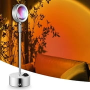 Halloween Sunset Lamp Projector: 360 Degree Rotation LED Projection Lamp, Romantic USB Charging Floor Night Light for Photography/ Selfie/ Party/ Home /Living Room/ Bedroom Decor