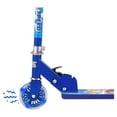 Sonic Kick Scooter with Light Up Wheels, Blue Scooter for Kids Ages 5