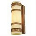 thumbnail image 2 of Meyda 137534 7 in. Byzantine Wall Sconce, Carmel Onyx Antique Rust - Acrylic, 2 of 2