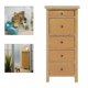 thumbnail image 5 of Muebles en Miniatura Modelo de pequeña sala de Almacenamiento de 1:10, Cajonera en Miniatura para La Decoración de de Est Madera Baoblaze cómoda de casa de muñecas, 5 of 8