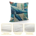 thumbnail image 4 of Qinduosi Sea Theme Decorative Square Pillow Cover Cushion Cover nch Pillow , Pack Nautical Pillow Covers (Sea Turtle), 4 of 5